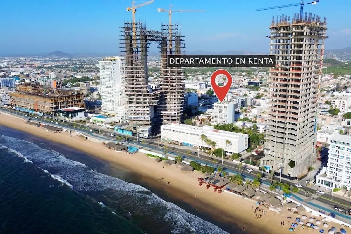מזטלן Hermoso Depto. A 1 Cuadra Del Malecon - Flamingo 302 מקסיקו